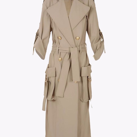 Balmain Jackets & Blazers - Womens Balmain Trench Coat